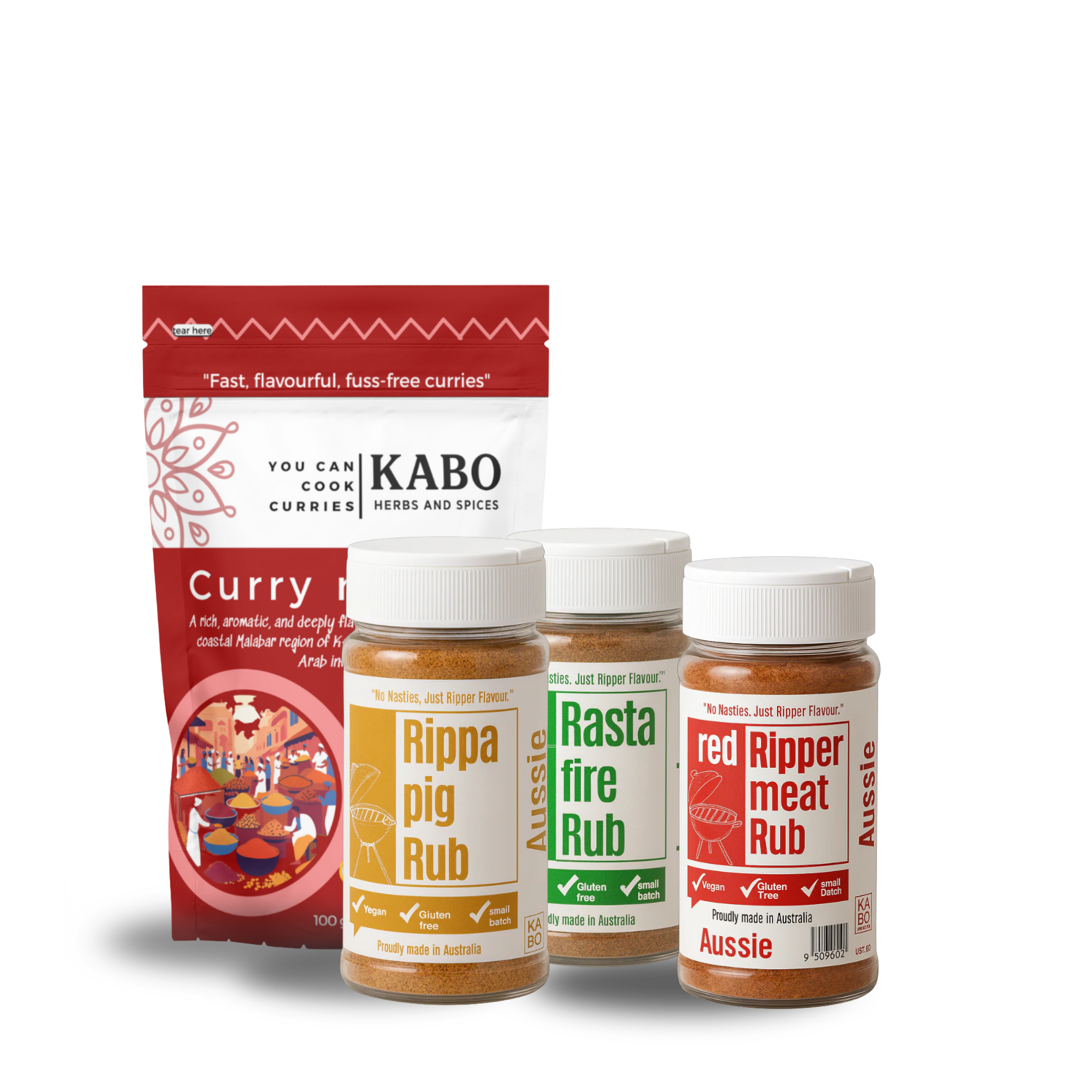 Kabo Ripper Rubs Collection (4-Pack)